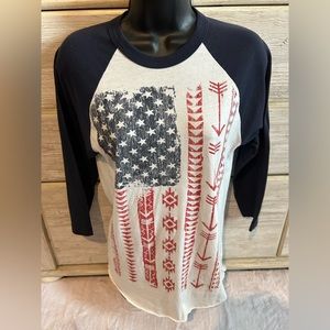 Womens flag tee